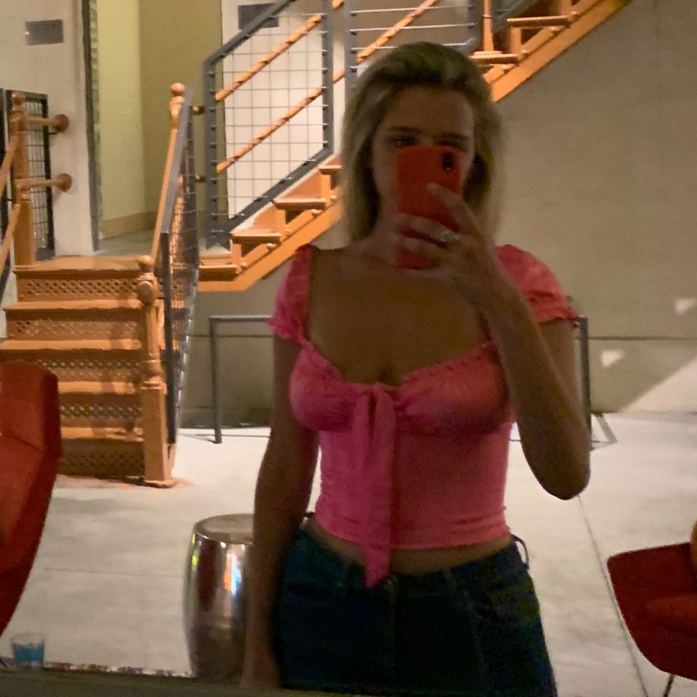 I AM GIA bustier corset crop top